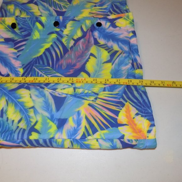 PINK Victoria's Secret Oversized Tropical Coach Jacket Sherpa Lined Medium EXCEL - Picture 8 of 9